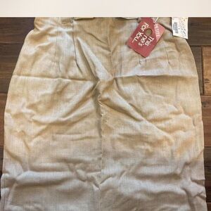 Vintage petite 80s Tan Pencil SkirtThis One's For You... by Michael Sands"